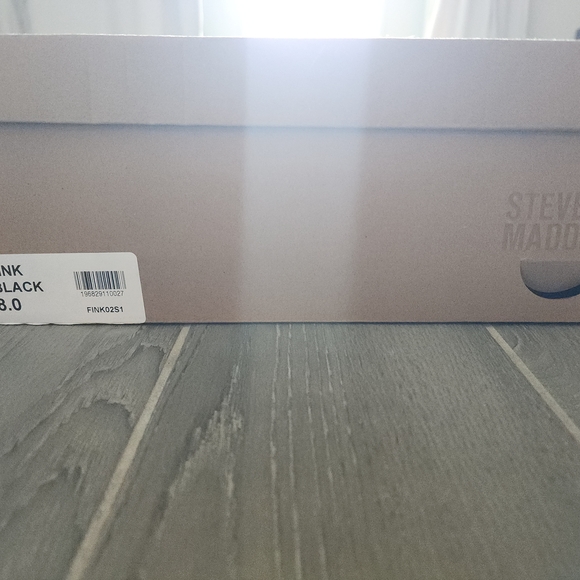 Steve Madden Black Fink Studded Heeled Boots - Picture 3 of 6